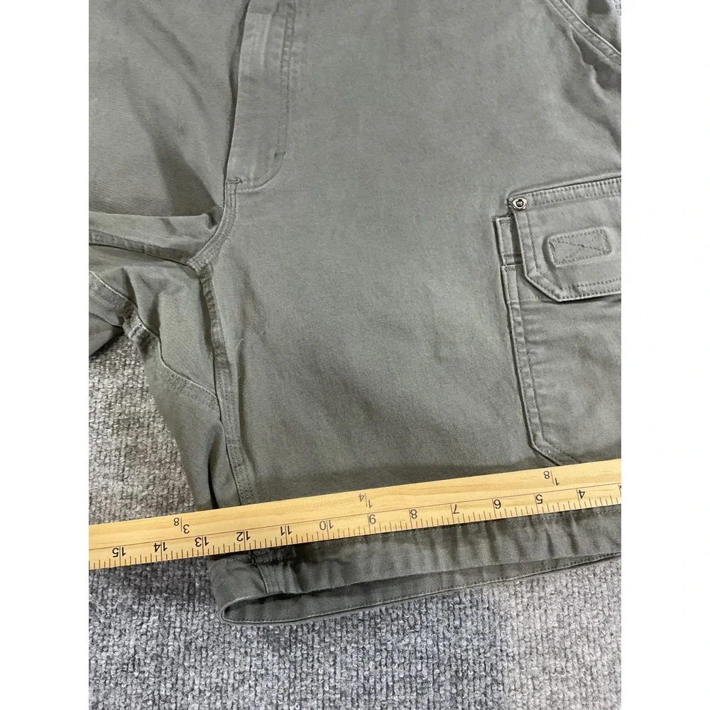 Duluth Trading Flex Fire Hose Cargo Shorts Men's 42 Relaxed Fit Gray Utility